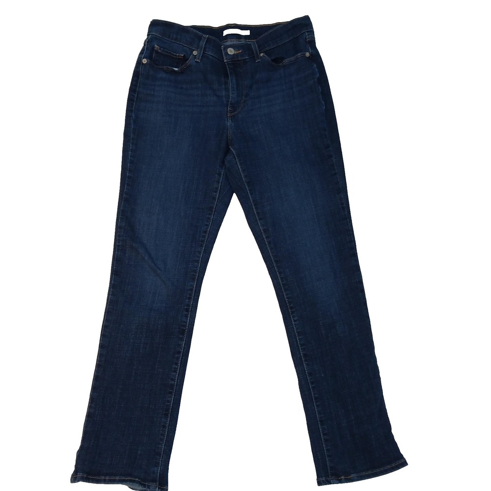 Levis Classic Straight Jeans Womens 29 Mid Rise Stretch 28‎ Inseam Denim Pants